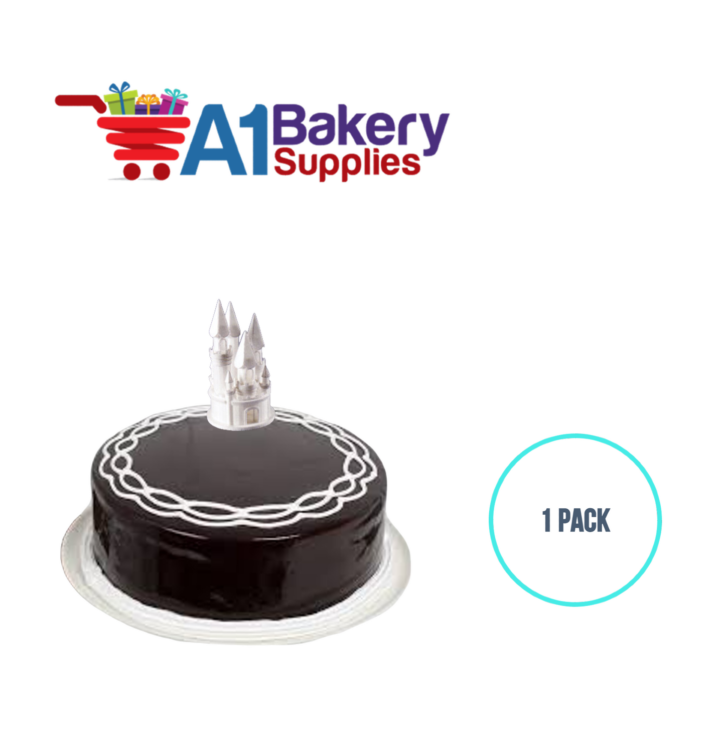 A1BakerySupplies Castle #8N (Fancy) 1 pack Wedding Accessories for Birthday Cake Decorations and Marriages