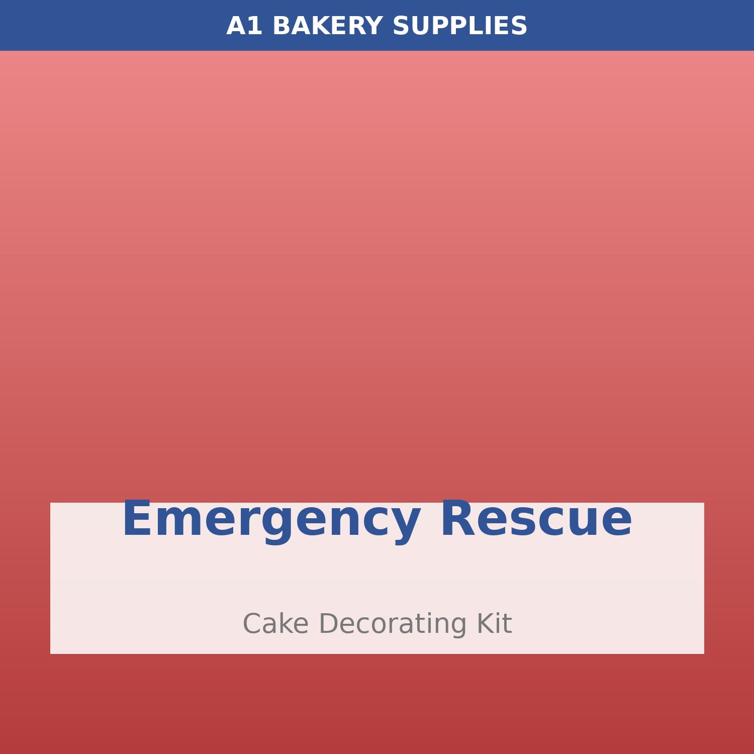 Emergency Rescue cake decorating kit