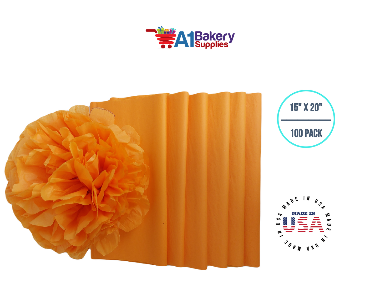 Tangerine Tissue Paper