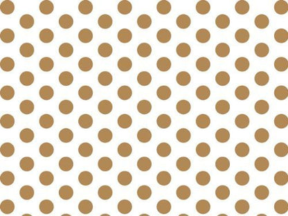 Festive Gold Dots Tissue Paper