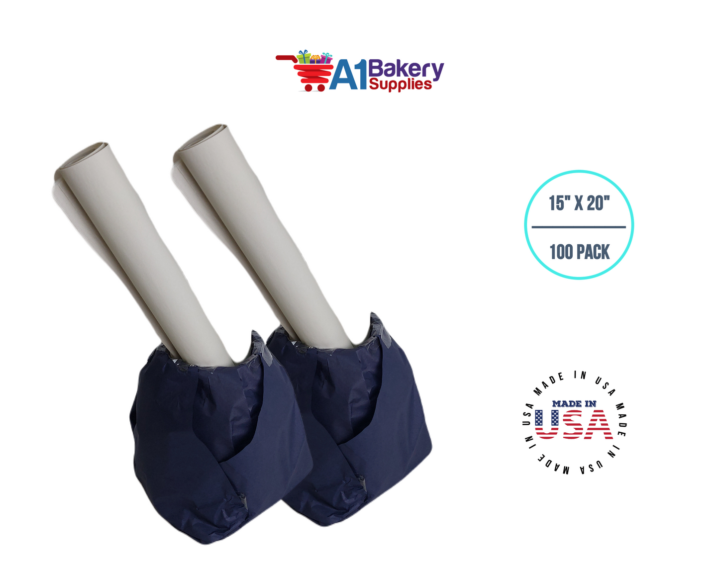 OatMeal Tissue Paper Squares, Bulk 100 Sheets, Premium Gift Wrap and Art Supplies for Birthdays, Holidays, or Presents by A1BakerySupplies, Large 15 Inch x 20 Inch