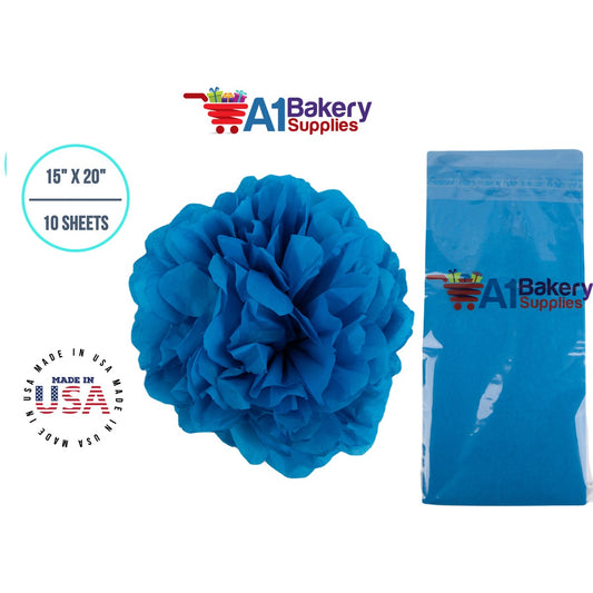 Brilliant Blue Tissue Paper