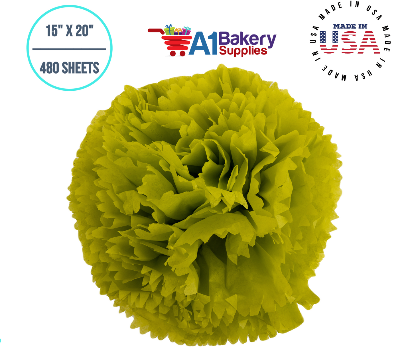 Citrus Green Tissue Paper