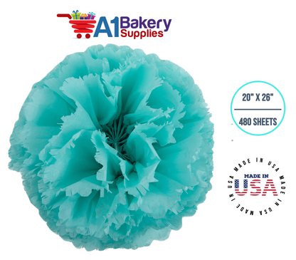 Aqua Blue Tissue Paper