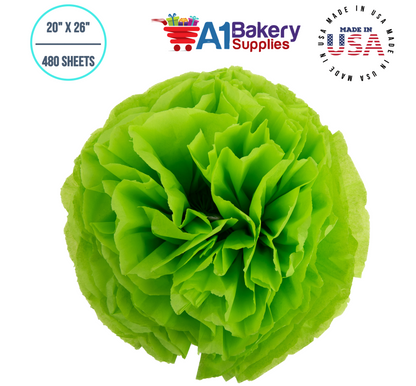 Bright Lime Tissue Paper