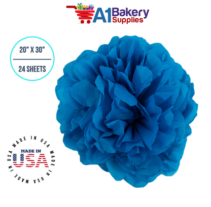 Brilliant Blue Tissue Paper