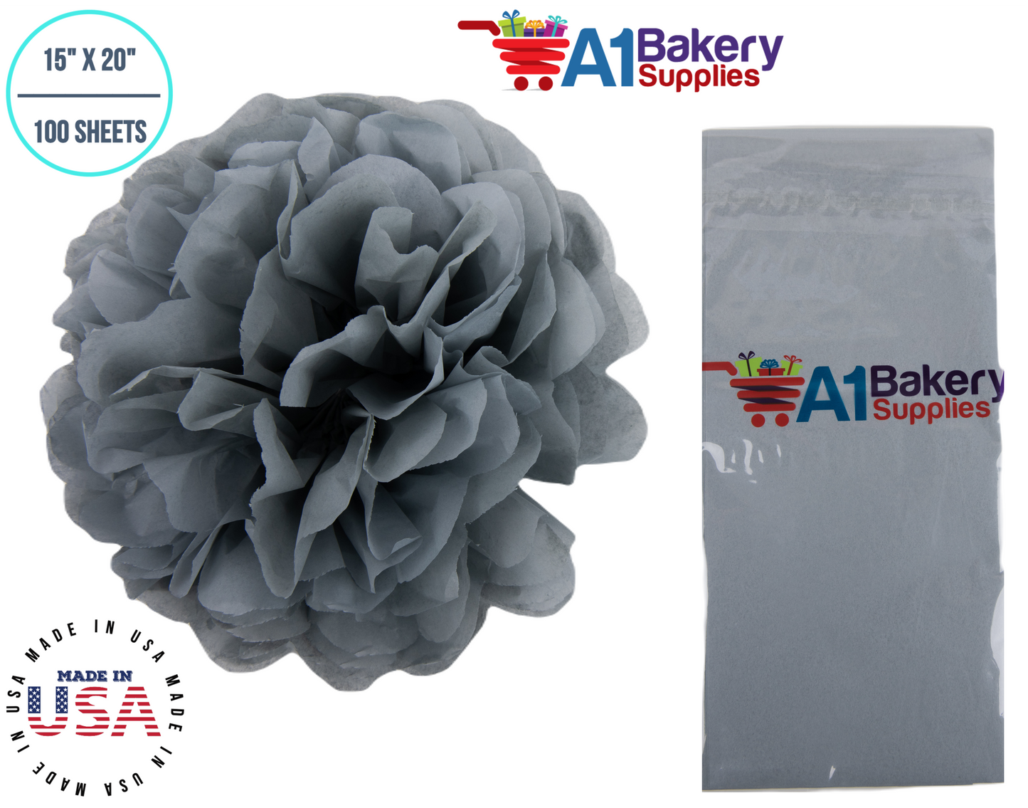 Gray Tissue Paper