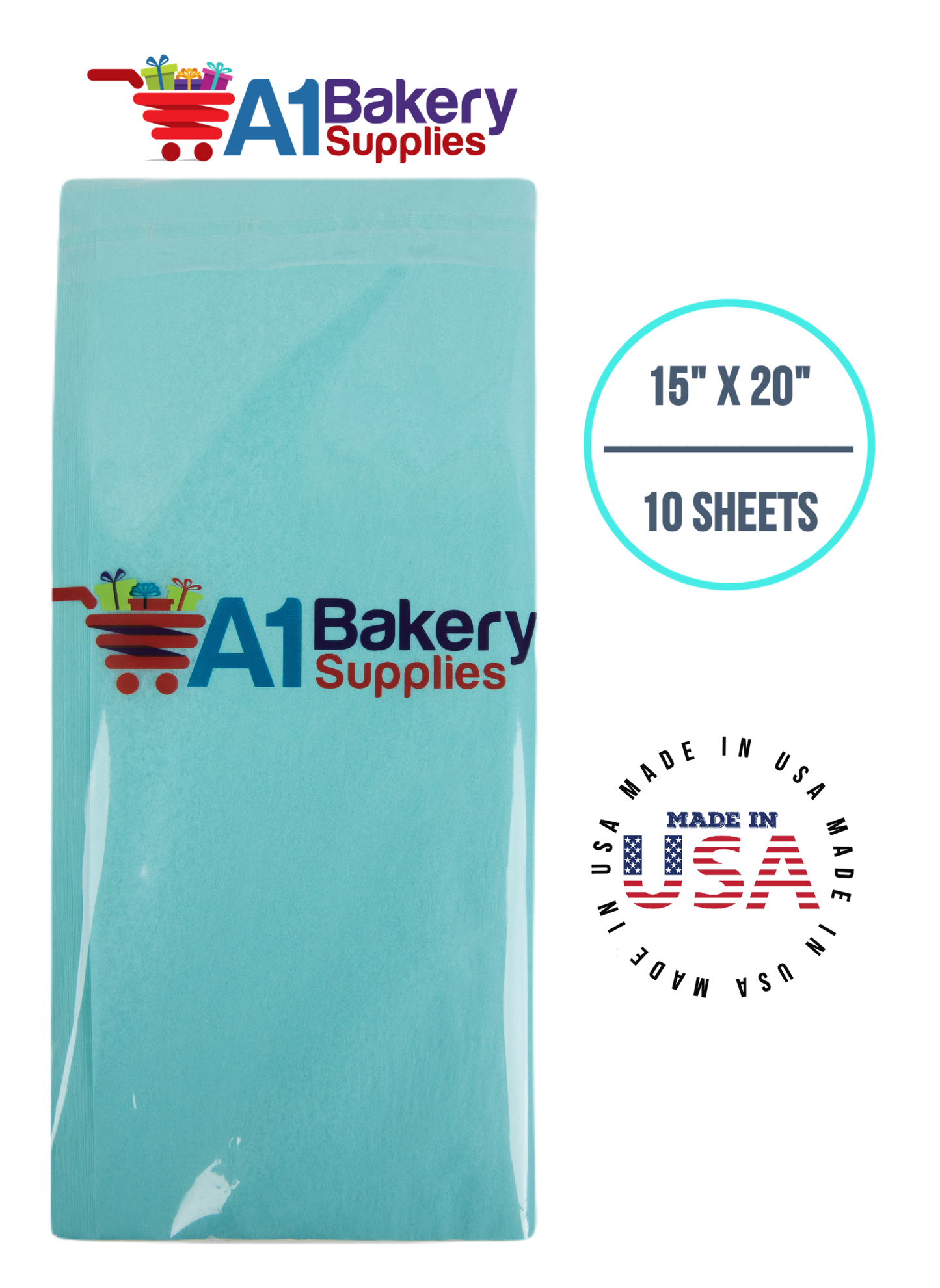 Aqua Blue Tissue Paper