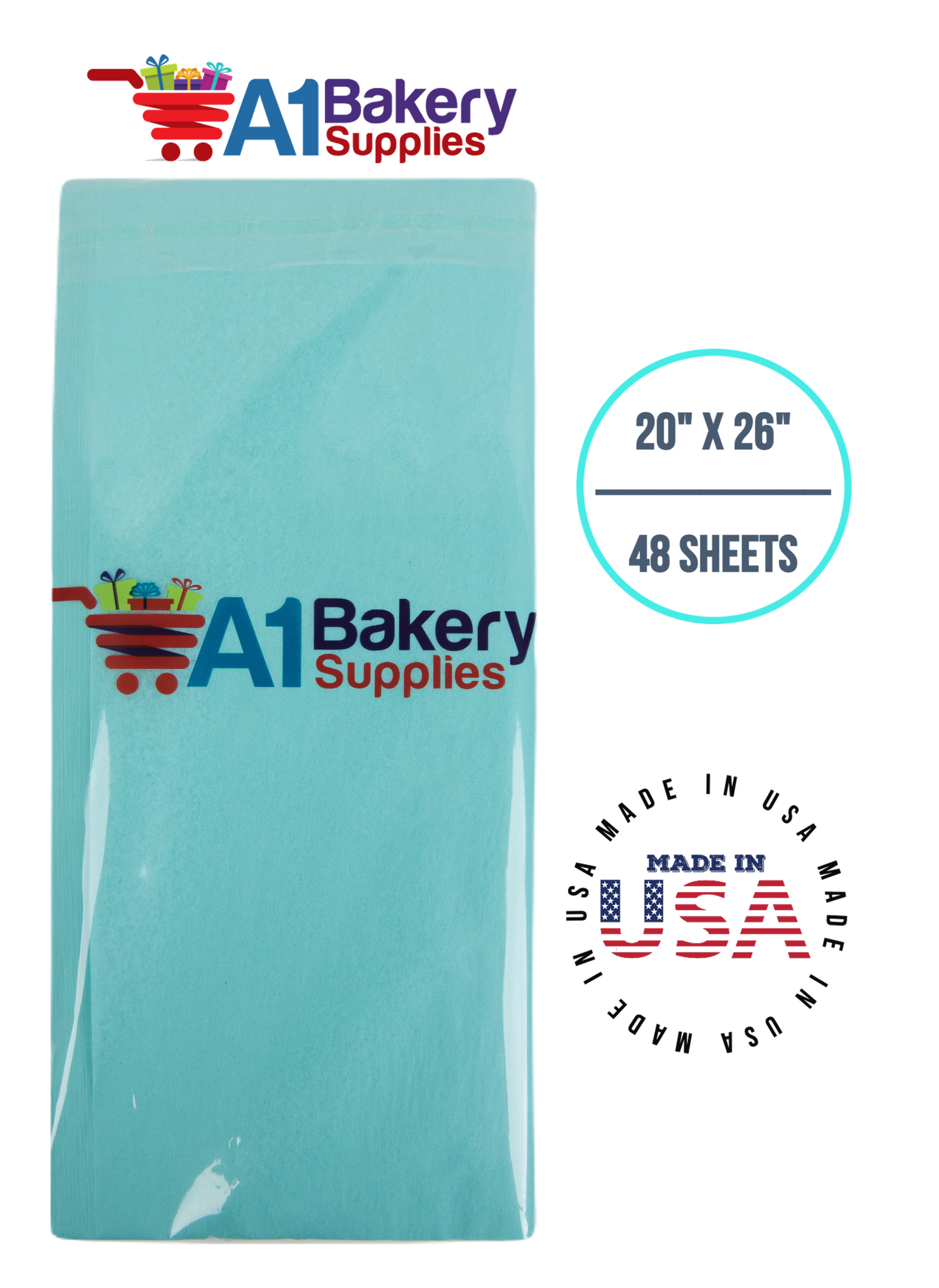Aqua Blue Tissue Paper