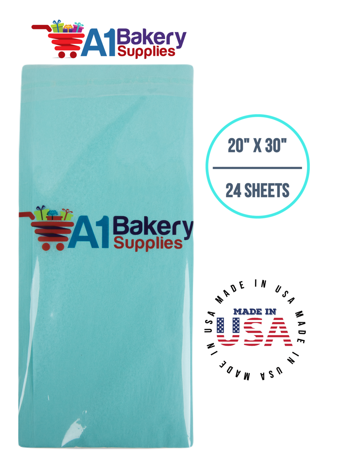 Aqua Blue Tissue Paper