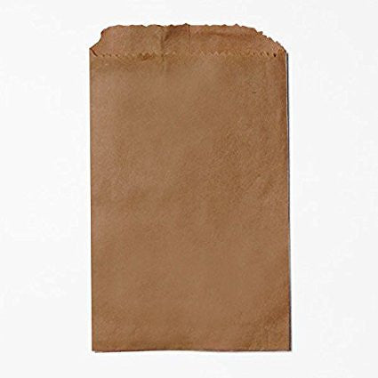 Kraft Flat Merchandise Bags, Medium, 1000 Pack - 10"x13"