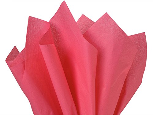 Azalea Pink High Quality Gift Wrap Color Tissue Paper - Made in USA 15 Inch x 20 Inch - 480 Sheets per Pack