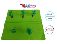 Bright Lime Tissue Paper Squares, Bulk 10 Sheets, Premium Gift Wrap and Art Supplies for Birthdays, Holidays, or Presents by A1BakerySupplies, Small 15 Inch x 20 Inch