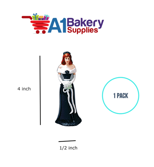 A1BakerySupplies Bridesmaid - Teal 1 pack Wedding Accessories for Birthday Cake Decorations and Marriages