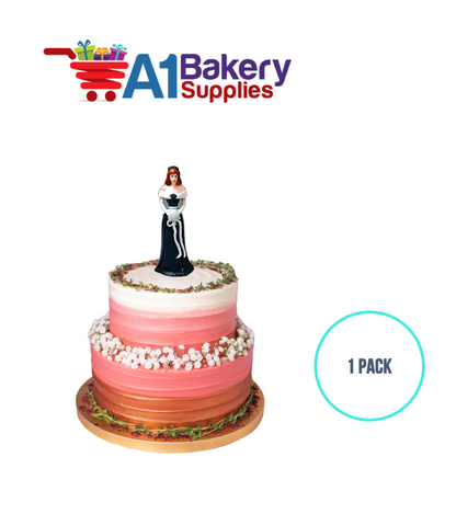 A1BakerySupplies Bridesmaid - Teal 1 pack Wedding Accessories for Birthday Cake Decorations and Marriages