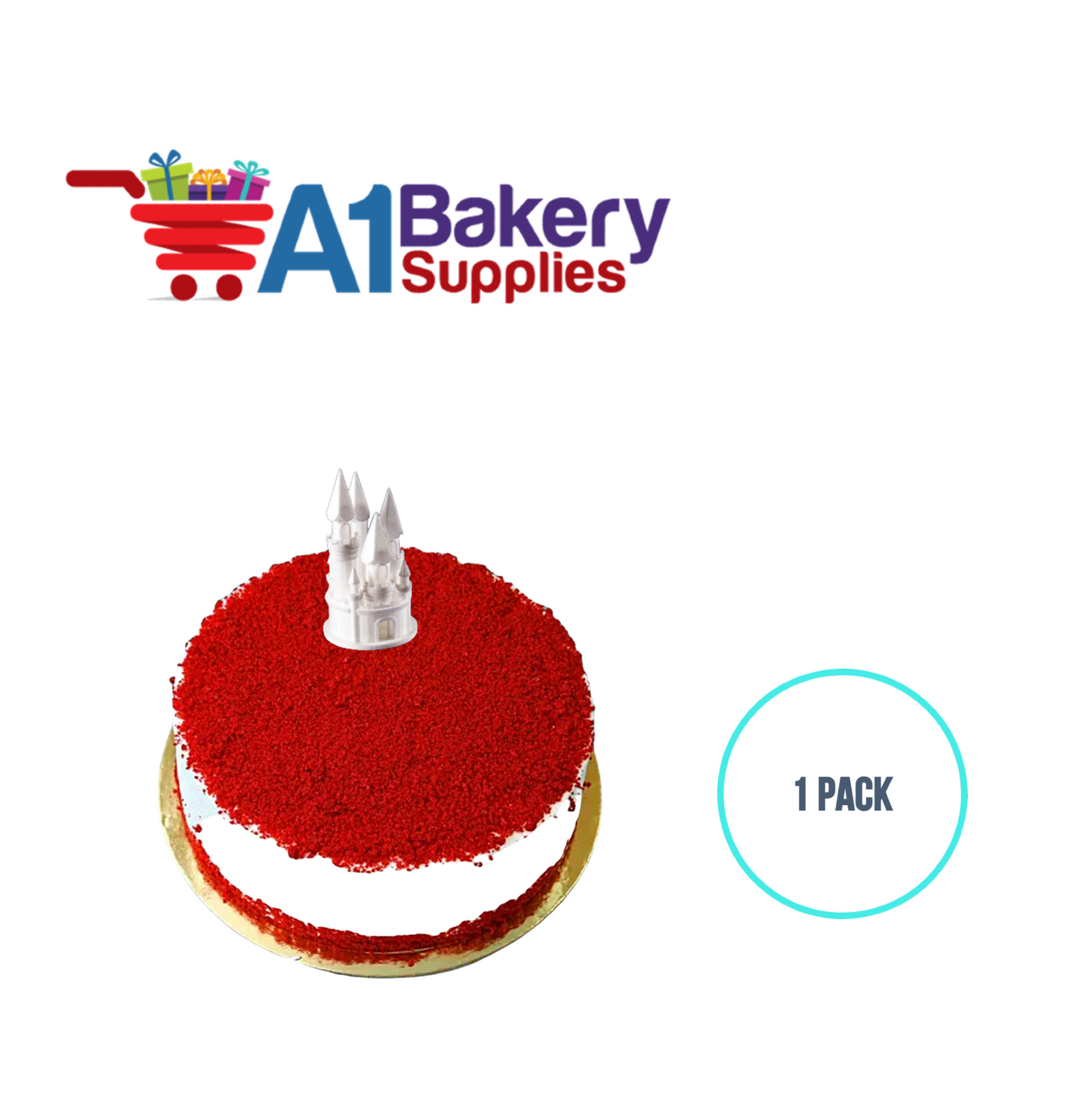 A1BakerySupplies Castle #8N (Fancy) 1 pack Wedding Accessories for Birthday Cake Decorations and Marriages
