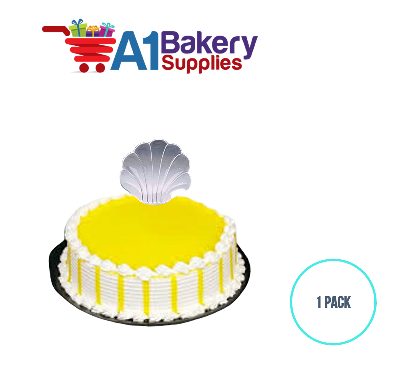 A1BakerySupplies Clear Shell 1 pack Wedding Accessories for Birthday Cake Decorations and Marriages