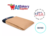 Kraft Flat Merchandise Bags, Medium, 500 Pack - 5"x7-1/2"