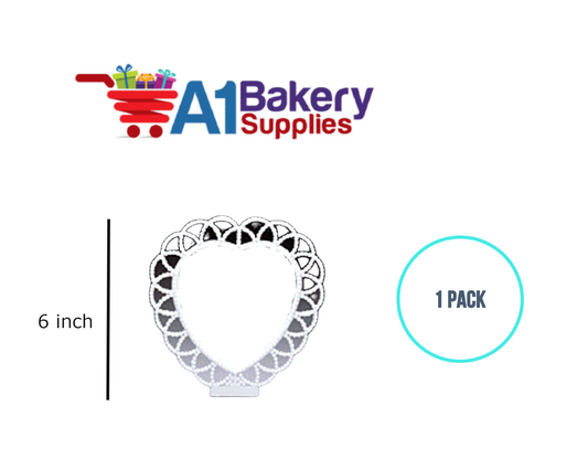 A1BakerySupplies Heart Background 1 pack Wedding Accessories for Birthday Cake Decorations and Marriages