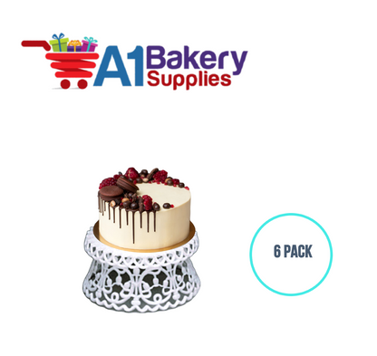 A1BakerySupplies Lily Base 6 pack Wedding Accessories for Birthday Cake Decorations and Marriages