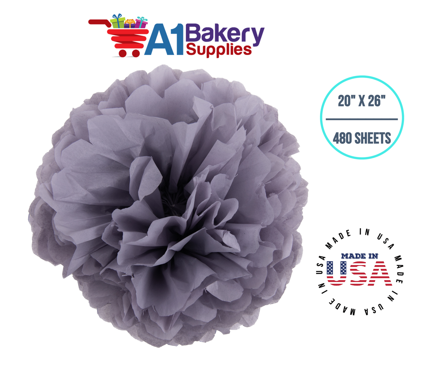 Morning Mist Color Tissue Paper 20 Inch x 26 Inch - 480 Sheets