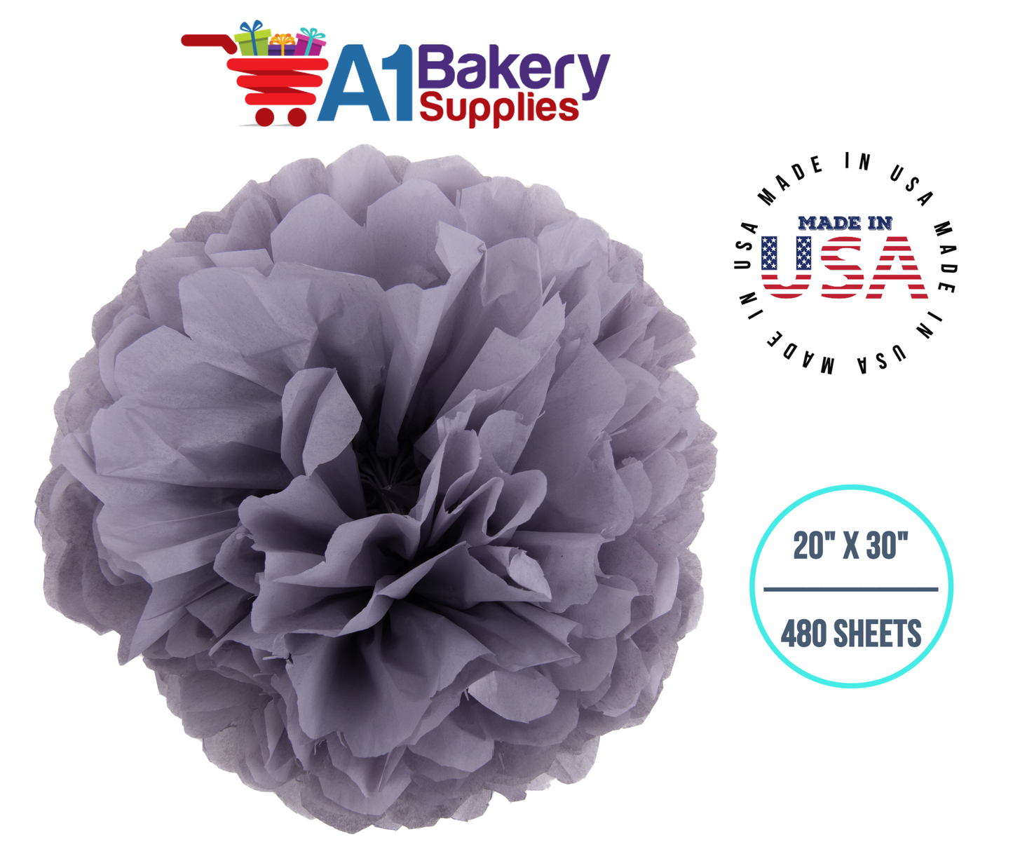 Morning Mist Color Tissue Paper 20 Inch x 30 Inch - 480 Sheets