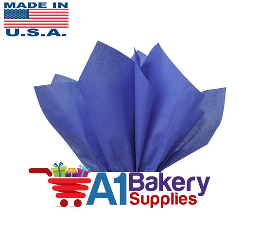 Sapphire Blue Gift Wrap Tissue Paper 15 Inch x 20 Inch - 100 Sheets
