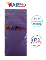 Lavender Tissue Paper Squares, Bulk 480 Sheets, Premium Gift Wrap and Art Supplies for Birthdays, Holidays, or Presents by A1BakerySupplies, Large 20 Inch x 30 Inch
